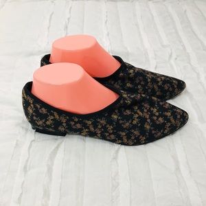 Lori Goldstein Ali Sasi Flats Floral Print